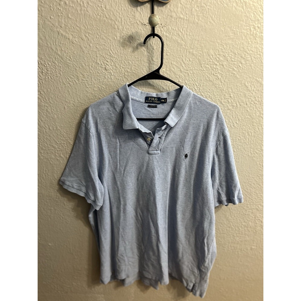 Polo Ralph Lauren Men's Size XXL Polo Shirt Blue Short‎ Sleeve